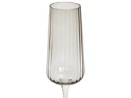 Zestaw 4 kieliszków do szampana flet QUARTZ 230 ml Szary_912870