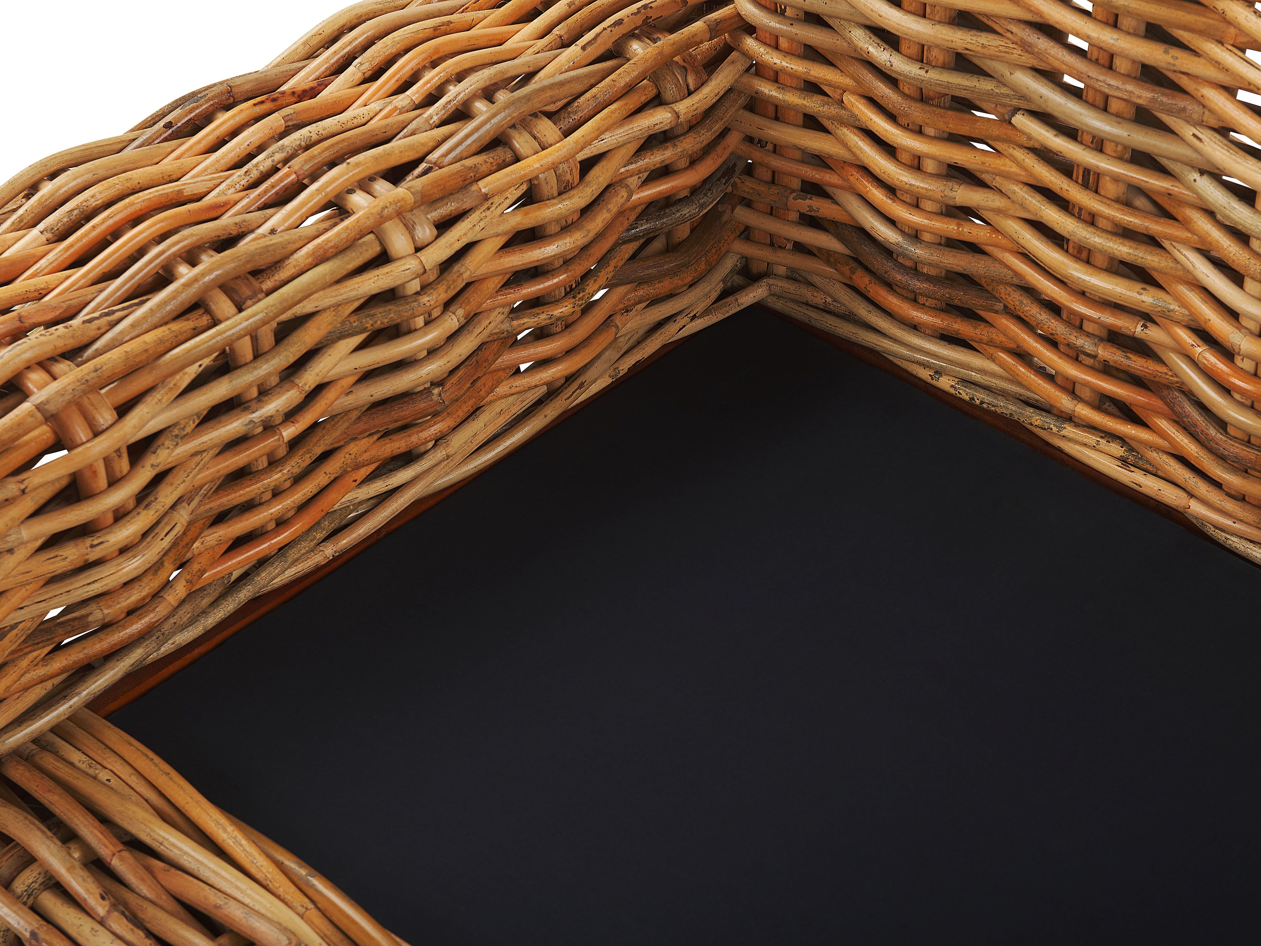 Garden Sofa 3 Seater FORLI Rattan Natural | Beliani.co.uk