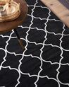 Viscose Rug 160 x 230 cm Black YELKI_762441