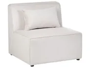 Divano modulare 3 posti LEMVIG Velluto a coste Beige_1052077
