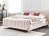 Bed Velvet LUNAN 180 x 200 cm (EU Super King) Pastel Pink
