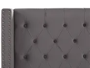 Bed Velvet LUBBON 160 x 200 cm (EU King Size) Grey_734234