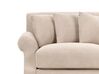 2 Seater Fabric Sofa Beige EIKE_918031