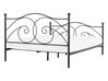 Metal EU Double Size Bed Black DINARD_765086