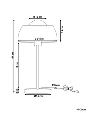Table Lamp SENETTE Metal White_822319