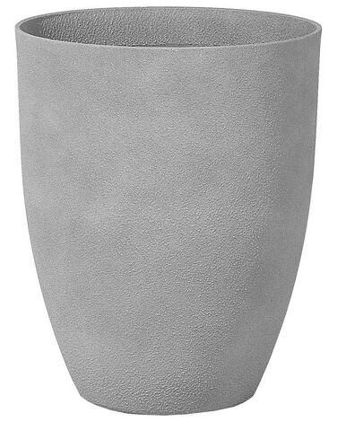 Maceta de mezcla de piedra gris ⌀ 43 cm CROTON