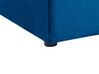 Wasserbett Samtstoff marineblau mit Stauraum 140 x 200 cm NOYERS_915284