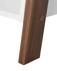 Regał 5 półek MOBILE TRIO 164 cm Brązowy/ biały_727335