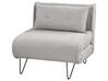 Conjunto de sala de estar de tela gris claro VESTFOLD_930475