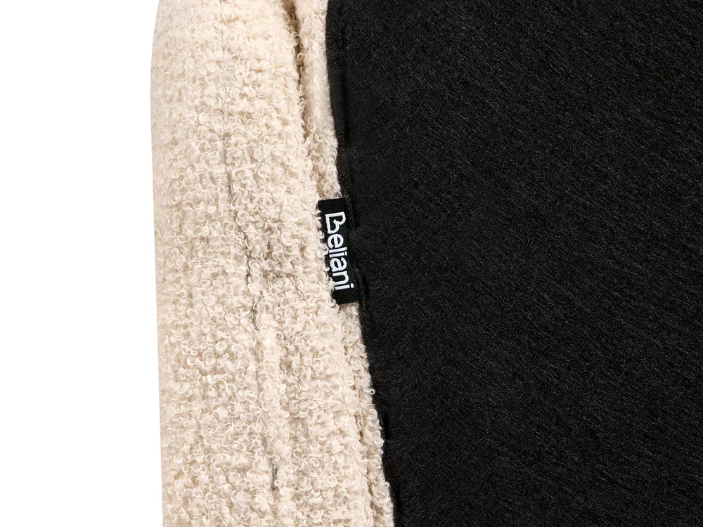 Bed Boucle AMBILLOU 120 x 200 cm (EU Small Double) Beige_1014355
