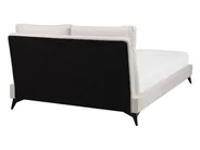 Bett mit Lattenrost Chenillegewebe MELLE 140 x 200 cm Hellbeige_745628