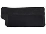 Sofa 3-Sitzer SKARO Chenillegewebe Schwarz_1156714