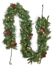 Festone di Natale LED KAMERUN 180 cm Verde_881180