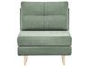 Single Sofa Bed JERSLEV Fabric Light Green
