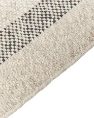 Rug TACETTIN White 140 x 200 cm Wool_847203