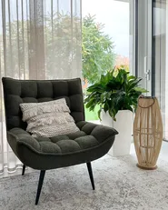 Armchair ALVESTA Boucle Dark Green_1026110