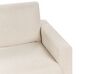 3 Seater Jumbo Cord Sofa Light Beige SIGGARD_920585