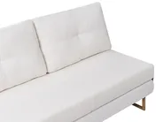 Sofa Bed 3 Seater JERSLEV Boucle Off-White_1013029