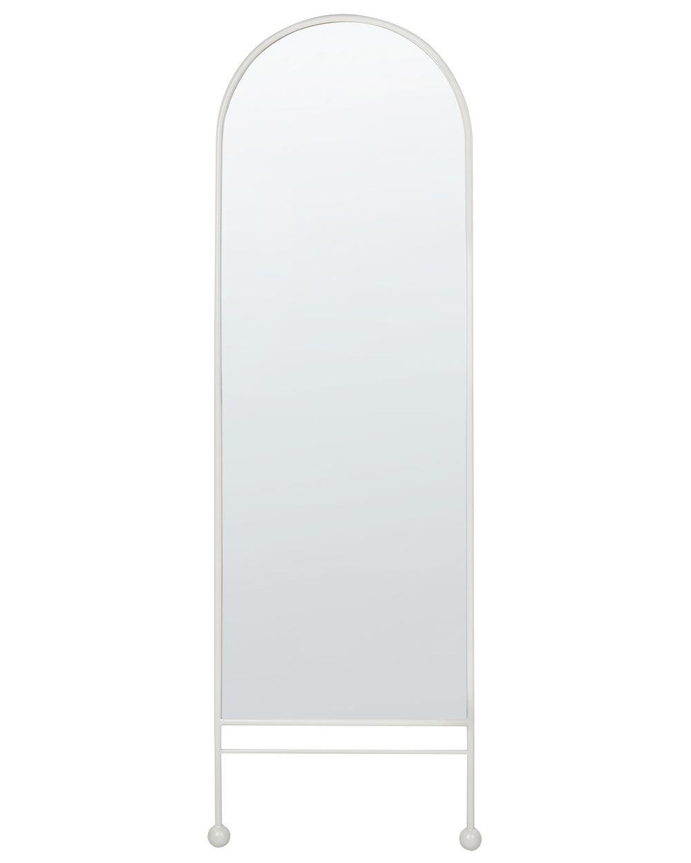 Wall Mirror JARNAGES 45 cm 145 cm Metal White