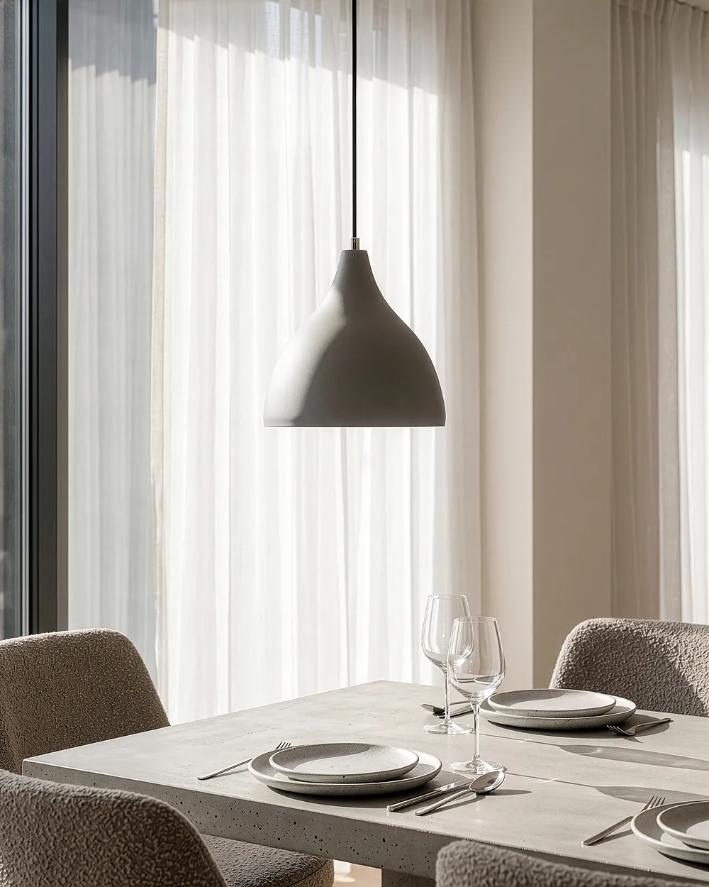 Lampa wisząca LAMBRO Beton Jasnoszary_1150924