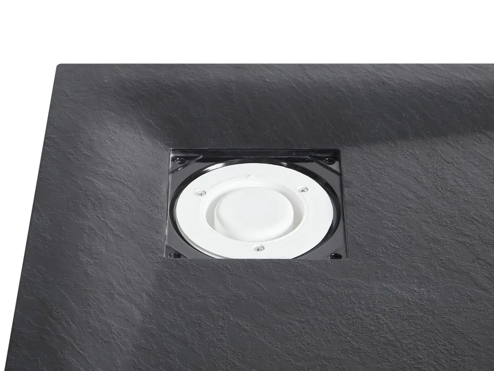 Brodzik prysznicowy PARON 90 x 90 x 3 cm Czarny_968660