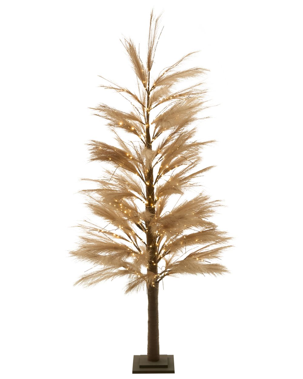 Decoração de exterior LED HAUGANES 190 cm Árvore de Natal Creme