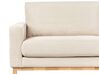 3 Seater Jumbo Cord Sofa Light Beige SIGGARD_920584