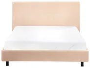 Bed Boucle ALBI 120 x 200 cm (EU Small Double) Beige_1060905