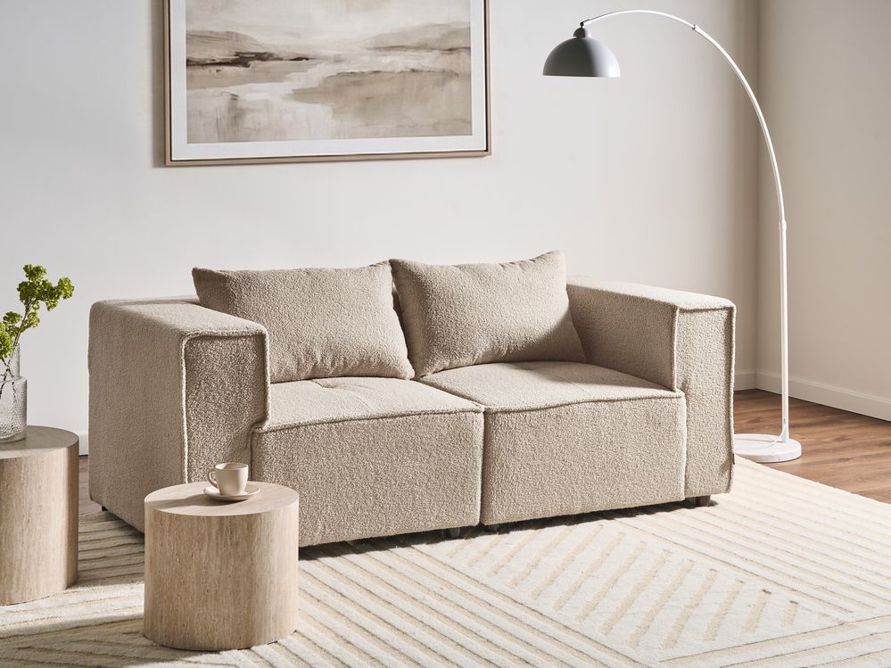Modulsofa 2 personers AXEBO Boucle Beige