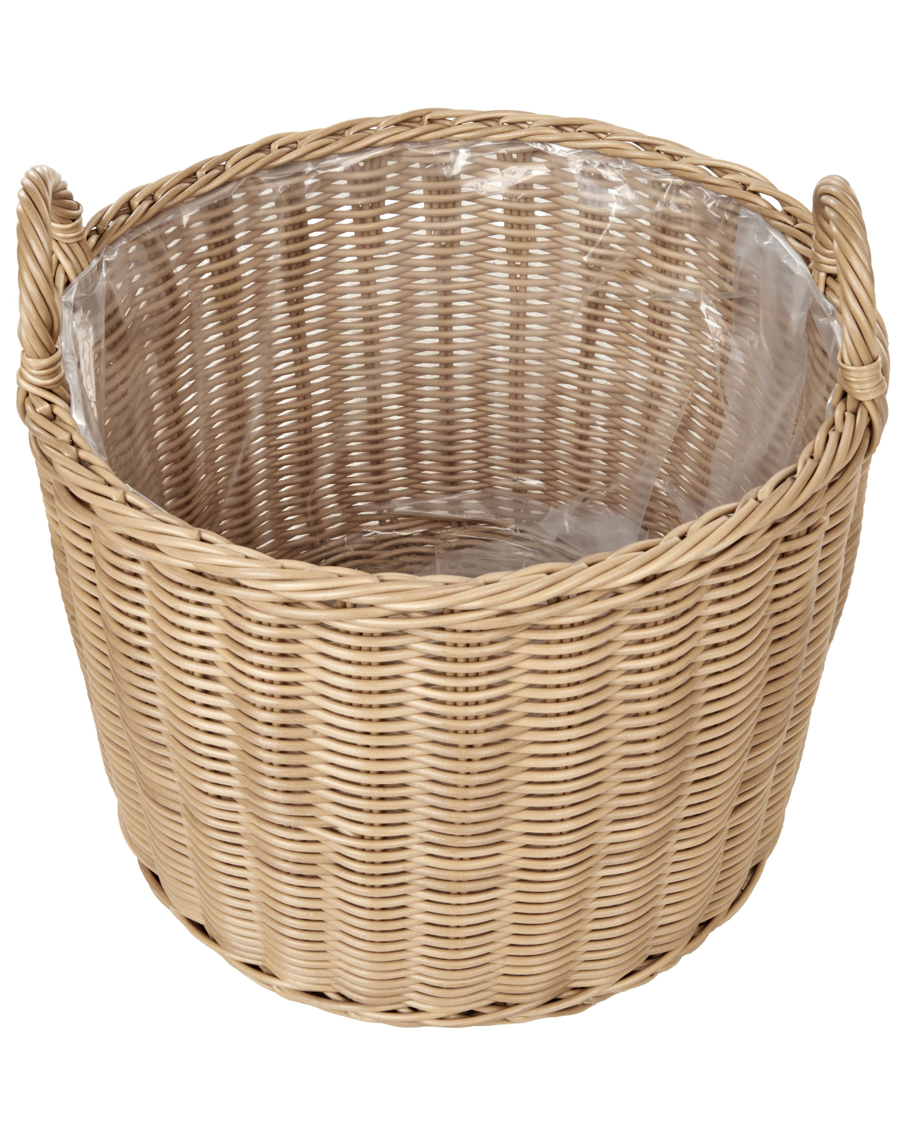 Xclou Set 3 Vasi Per Piante A Forma Di Cipolla - Cestini Per Bulbi In Plastica Verde - Diametro 21 Cm - 2