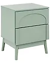 2 Drawer Bedside Table BOULIA Green