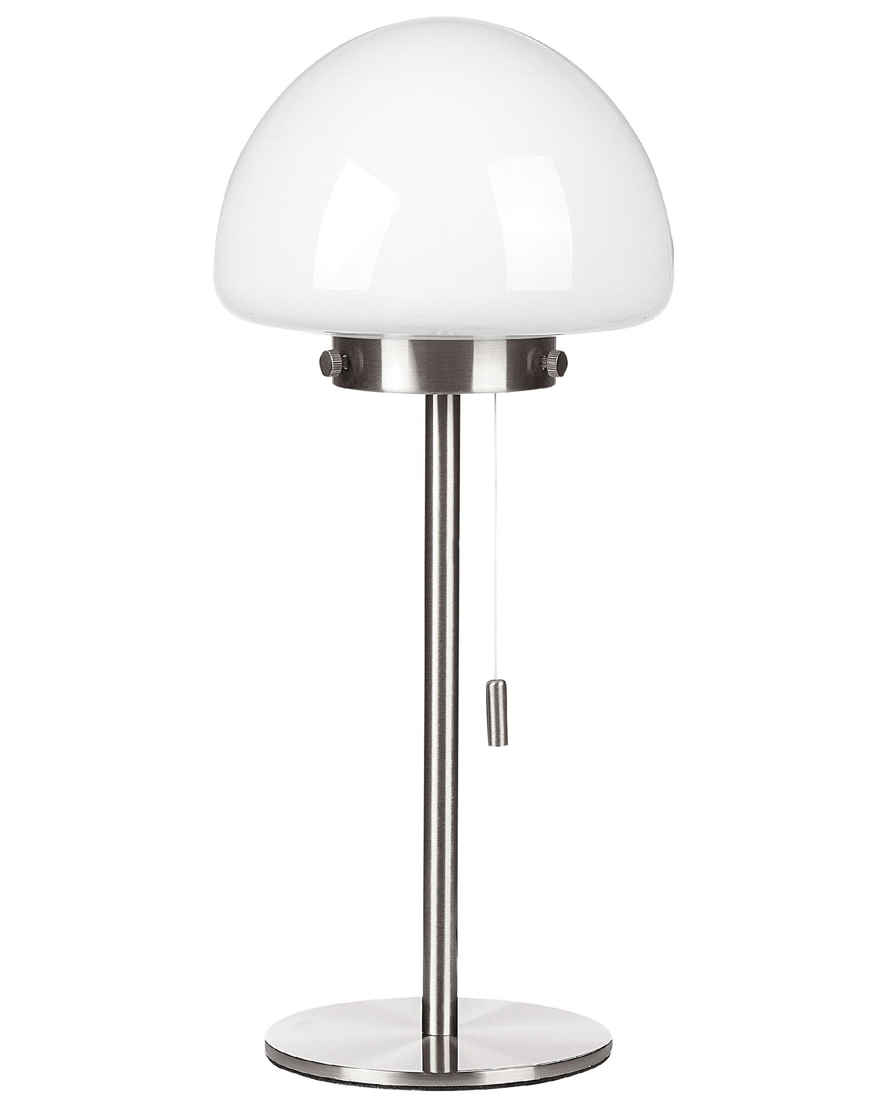 Lampada da tavolo argento e bianco 39 cm MORUGA_851512