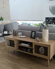 TV Stand ALBANY Light Brown_983461
