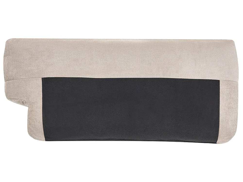 Sofa 3-Sitzer SKARO Chenillegewebe Beige_1156628