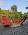 Poduszka na leżak ogrodowy czerwona BRESCIA_926226