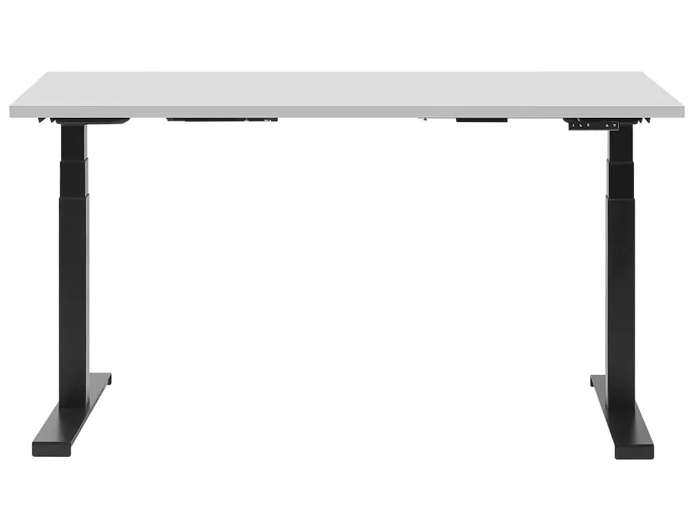Electric Adjustable Standing Desk DESTIN II 130 cm 72 cm Grey/ Black_786818