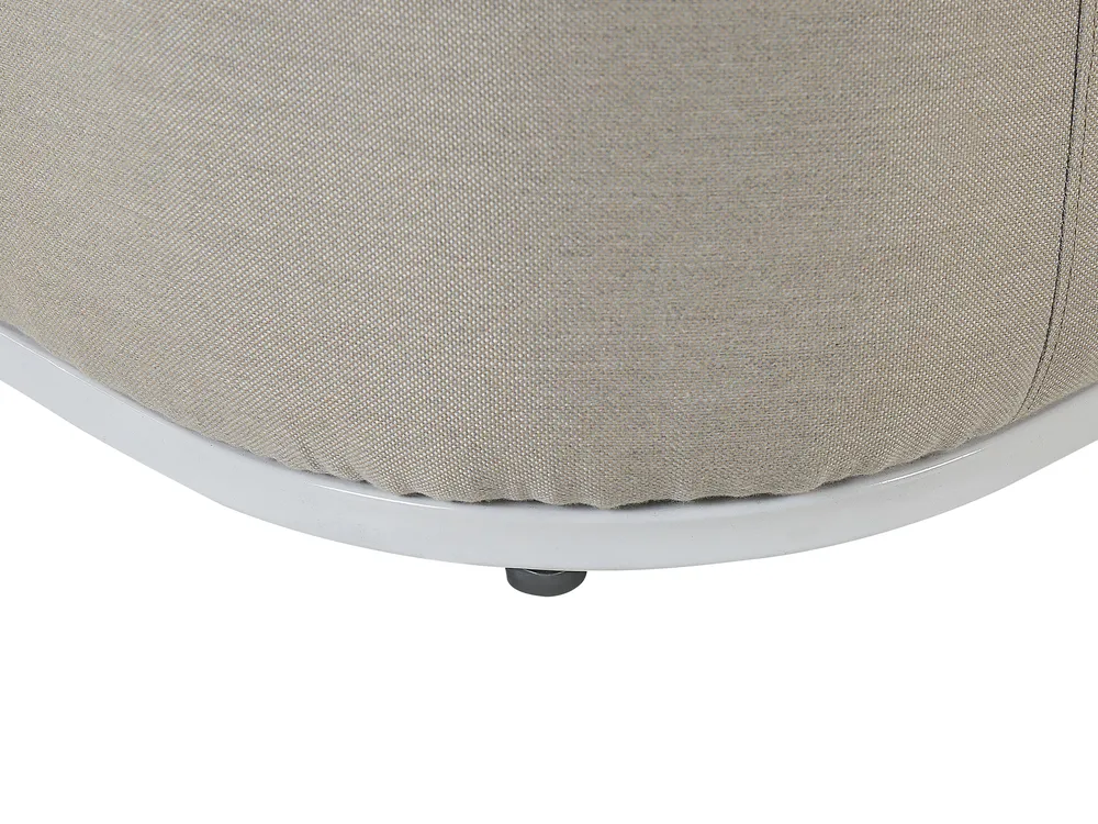 Garden Lounge Set with Table 2 Seater FABRO Modular Light Grey_830459