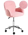 Desk Chair PRIDDY Boucle Pink