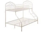Bunk Bed Metal CHAMONIX 90/140 x 200 cm Beige_1115581