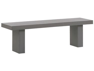 Concrete Outdoor Bench Grey 150 x 40 cm TARANTO