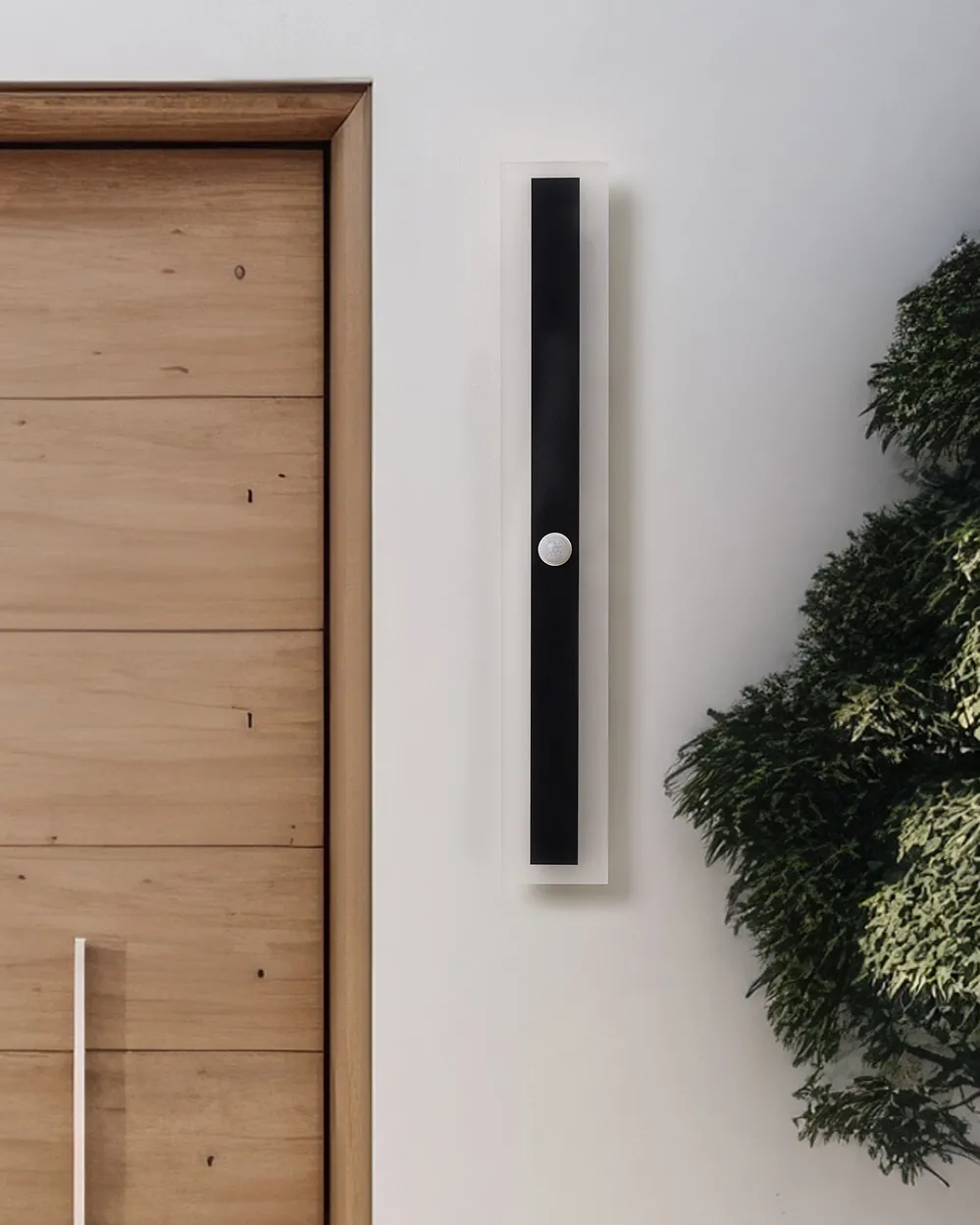 Outdoor LED Wall Light SAVANE with Motion Sensor Black_866471