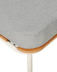 Garden Ottoman SENISE Metal Grey_928016