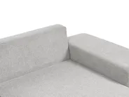 Corner Sofa Bed 3 Seater LUSPA with Storage Fabric Light Grey Left Hand_900987