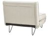 Canapé convertible 1 place en tissu beige clair VESTFOLD_930326