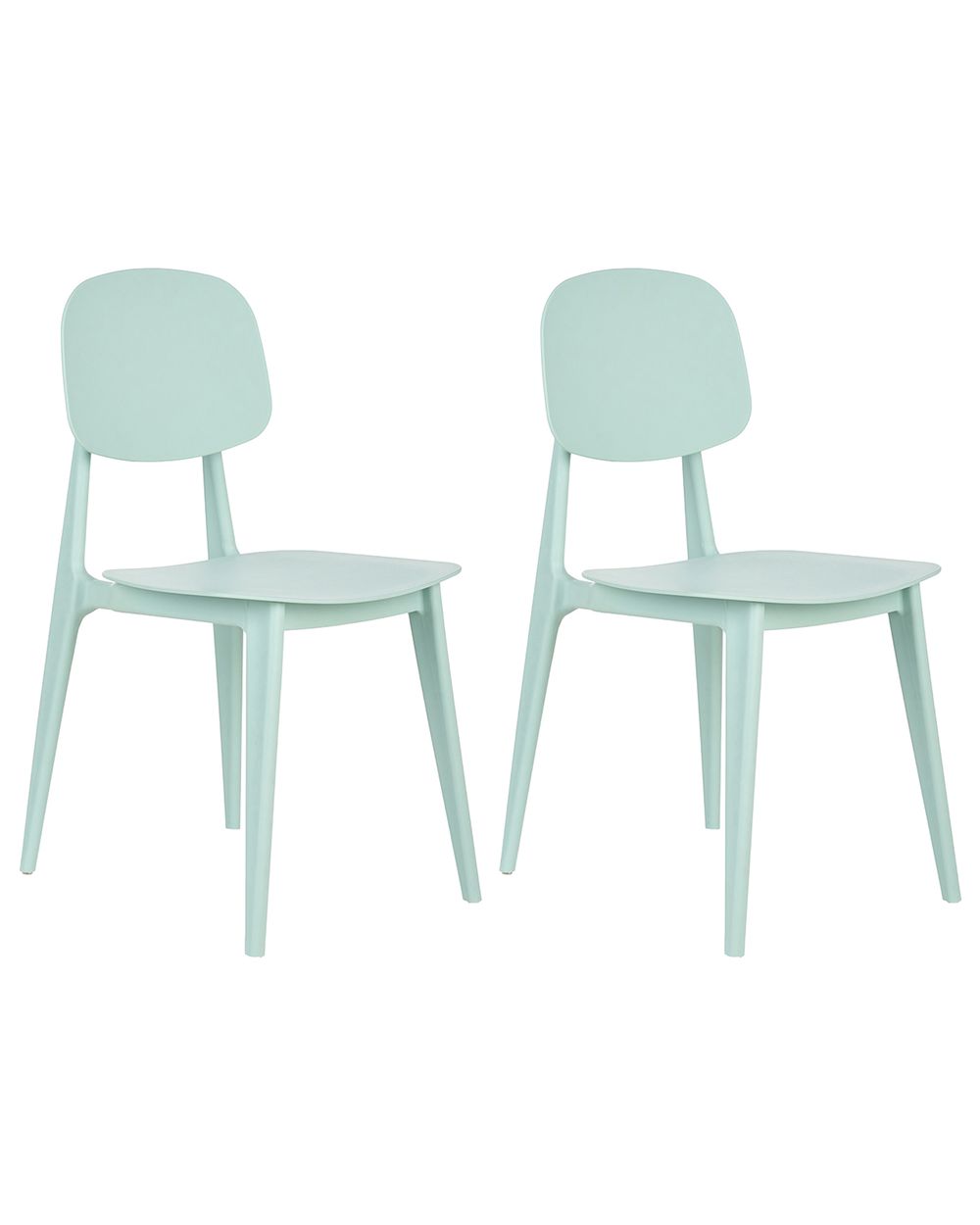 Lot de 2 chaises de jardin KATTAVIA Vert menthe