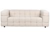 3 Seater Fabric Sofa Beige MULLOLA_920524