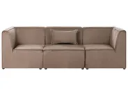 Modular Sofa 3 Seater LEMVIG Corduroy Dark Beige_1053275
