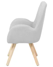 Armchair BJARN Fabric Light Grey_546805