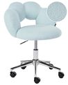 Scaun de birou WHIZZY Boucle Albastru deschis