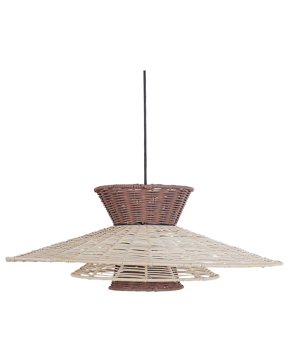 Loftlampe KABOMPO Rattan Brun
